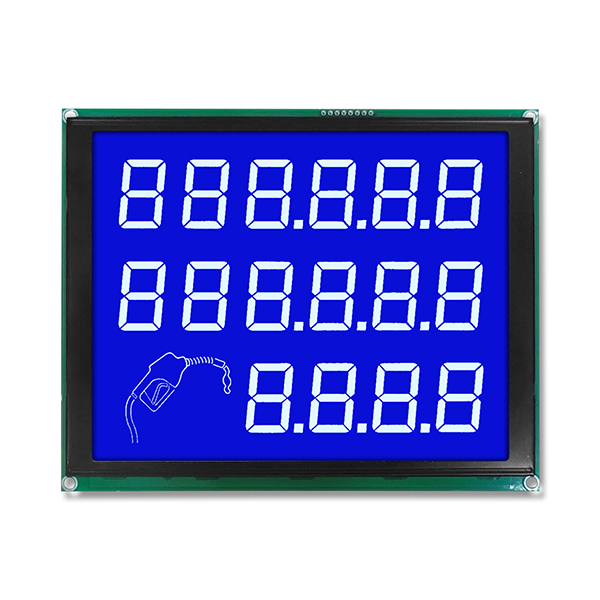 16-stellige LCD-Anzeige f&uuml;r Kraftstoffzapfs&auml;ulen