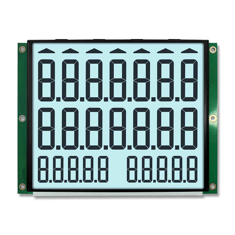 LCD-Anzeige f&uuml;r Zapfs&auml;ulen (2x7 / 2x5 Stellen, 7-Segment-LCD)