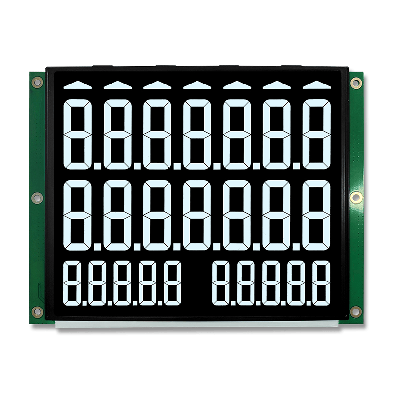 LCD-Anzeige f&uuml;r Zapfs&auml;ulen (2x7 / 2x5 Stellen, 7-Segment-LCD)