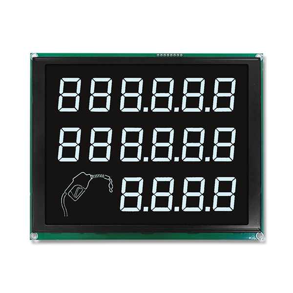 16-stellige LCD-Anzeige f&uuml;r Kraftstoffzapfs&auml;ulen