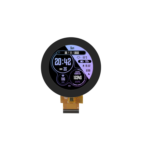 2.1 Inch Round TFT LCD Display (480x480)