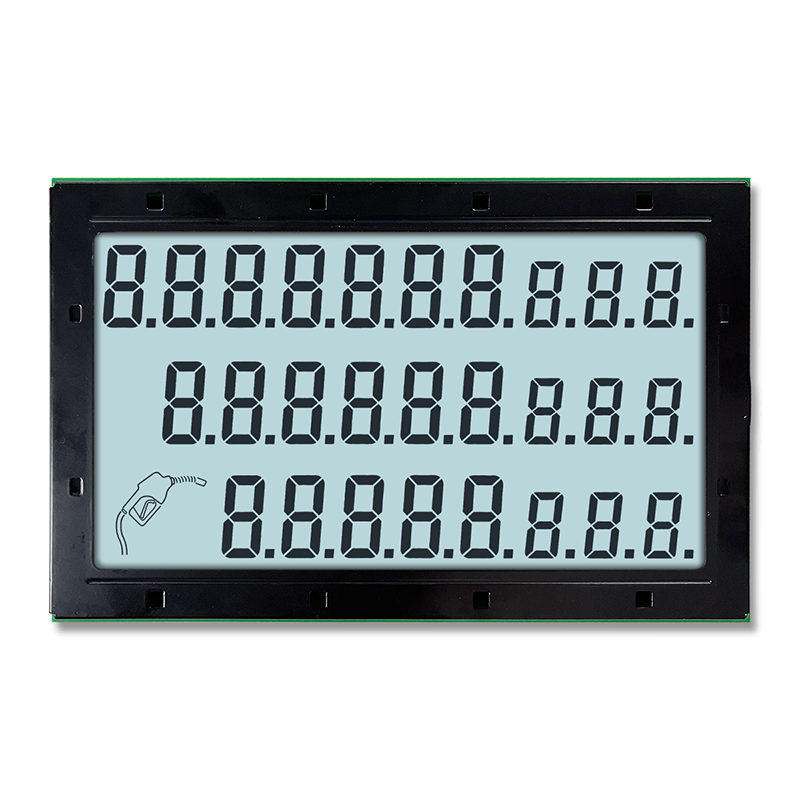 10+9+8 Digits 7 Segment LCD Display For Fuel Dispenser